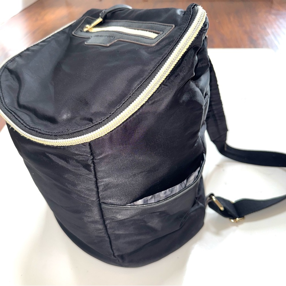 AIMEE Kestenberg Sardinia Women's Nylon Backpack #T0007 Black Gold